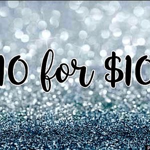 10 items for only $10 (just $1 each) + other deals noted in my listings :)